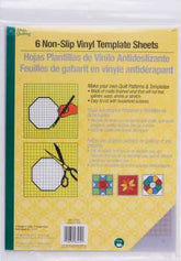 Dritz 6 Non-Slip Vinyl Template Sheets